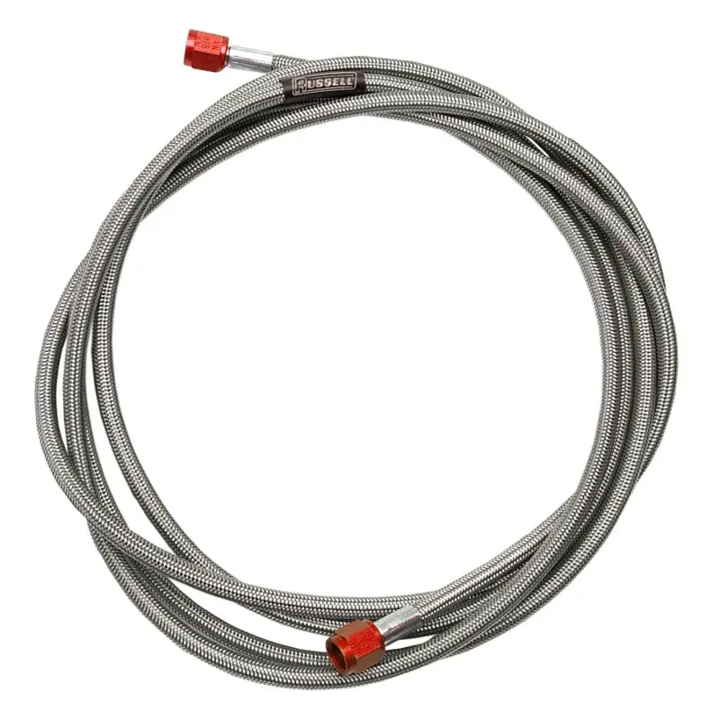 Russell Performance Pre-Made Nitrous/Fuel Line – -4 An To -6 An Transition, 18-Inch Length 1