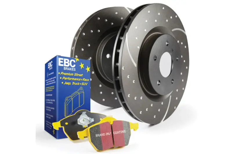 Ebc Yellowstuff S5 Performance Brake Kit – High-Friction Pads With Gd Rotors 1
