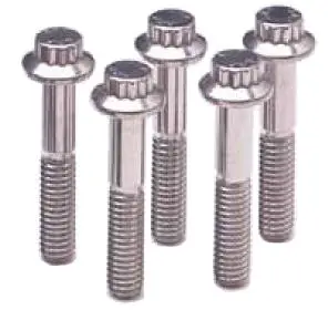 Arp 1/4-28 X 0.515-Inch 12-Point Black Oxide Socket Head Bolts 1