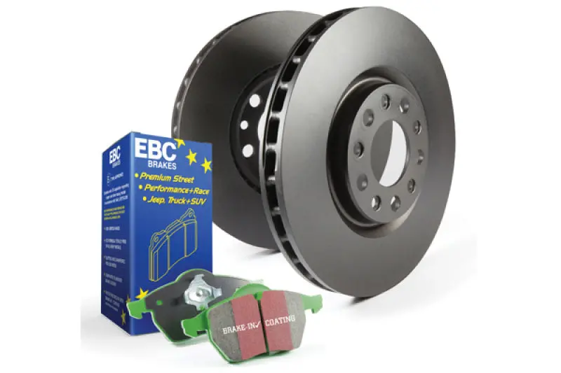 Ebc Greenstuff Street Performance Brake Pad & Rk Rotor Kit – Quiet, Low-Dust, Responsive 1