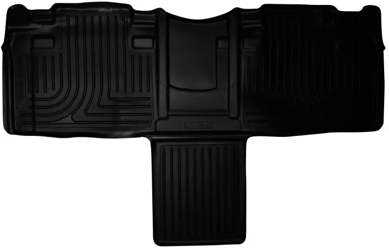 Husky Liners Weatherbeater Floor Liners – Second Row, Black, For 2011–2012 Toyota Sienna 1