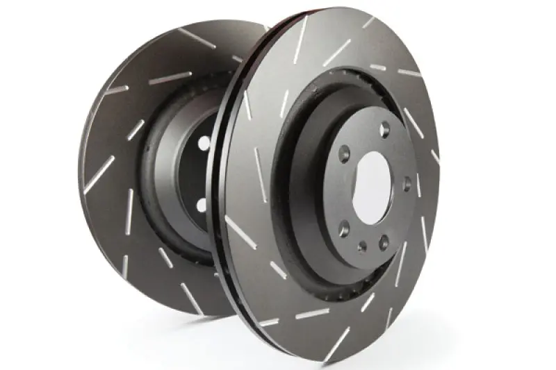 Ebc Usr Slotted Front Brake Rotors For 2016+ Mazda Cx-9 2.5L Turbo Engine 1