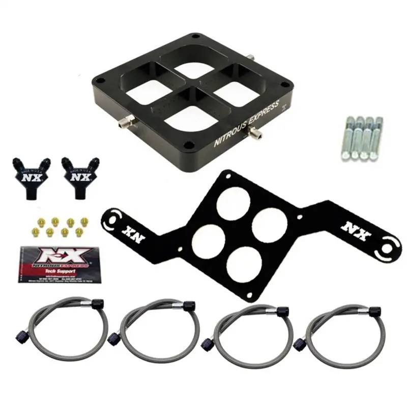 Nitrous Express Dominator Crossbar Kit – Converts Plate Systems To Crossbar Nitrous Delivery 1