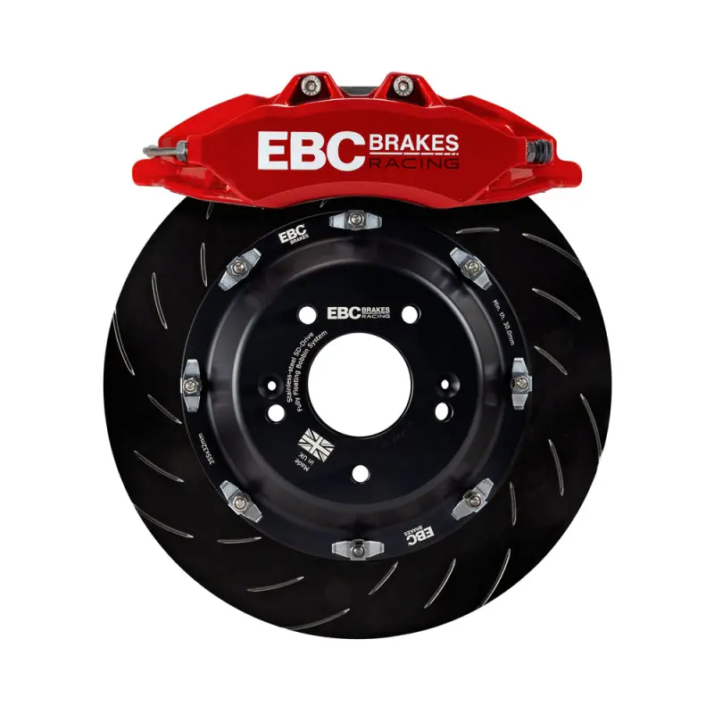 Ebc Racing 2019+ Toyota Gr Supra Red Apollo-6 Calipers 380Mm Rotors Front Big Brake Kit 1