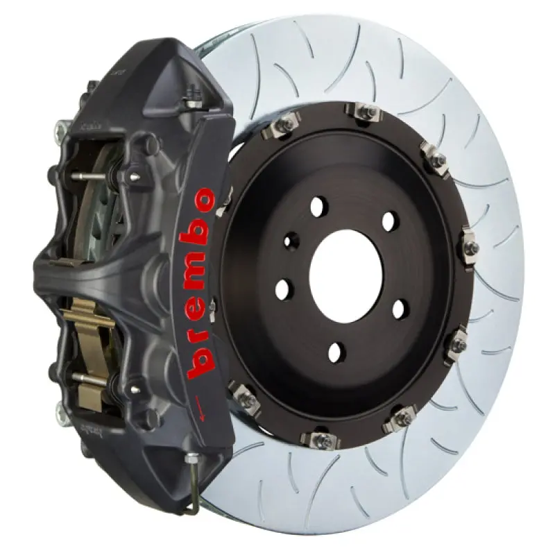 Brembo Gts Two-Piece Slotted Front Rotors For 2004–2010 Bmw 5-Series (Non-Xdrive/M5) – 405X34Mm Cast Iron 1