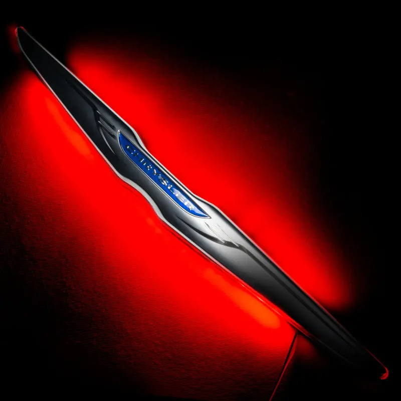 Oracle Illuminated Led Sleek Wing For Chrysler Vehicles – Dual-Intensity Red Lighting, Warranty Included 1