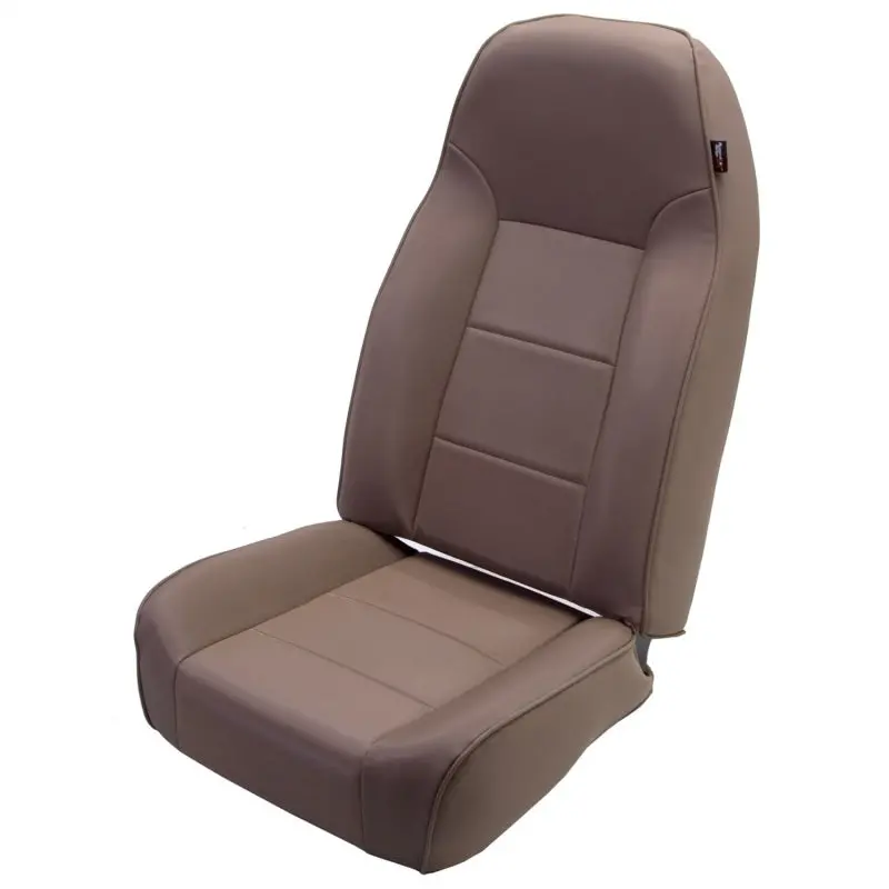 Rugged Ridge High-Back Non-Reclining Front Seat In Tan For 1976–2002 Cj & Wrangler Models 1