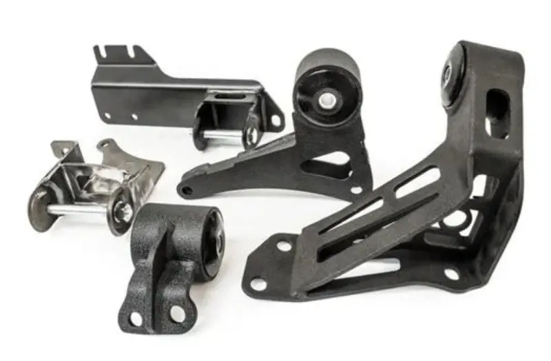 Innovative 90-93 Integra K-Series Black Steel Mounts 95A Bushings (Not K24 Trans) 1