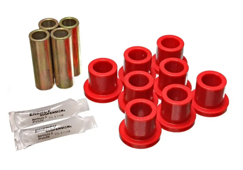 Energy Suspension Rear Spring Bushing Kit – Red Polyurethane For Ford Trucks 1