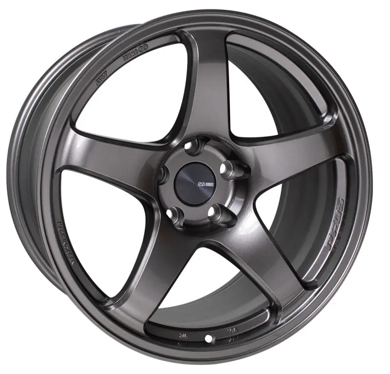 Enkei Pf05 19X8 5X100 45Mm Offset 75Mm Bore Dark Silver Wheel 1