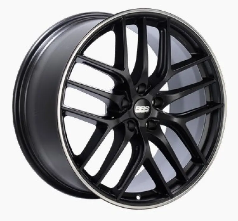 Bbs Cc-R Forged Wheel – 20X8.5", 5X112 Pcd, Et42, Satin Black With Polished Rim Protector 1