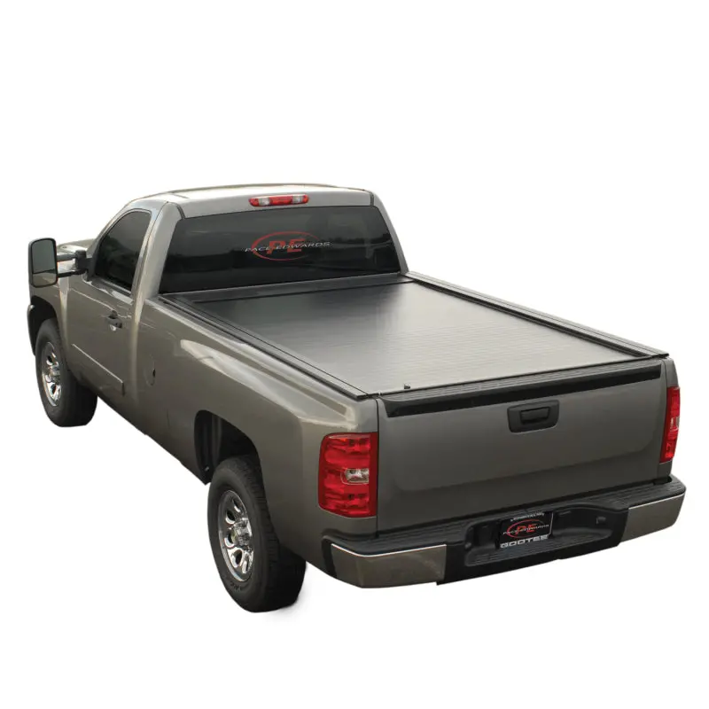 Pace Edwards Jackrabbit Hard Tonneau Cover – Full-Metal Design With Explorer Rails, Fits 2006–2010 Mitsubishi Raider 5'3" Bed 1