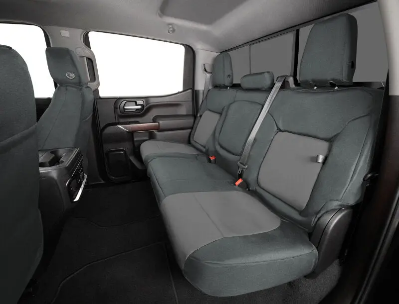 Covercraft Endura Precisionfit Front Row Seat Covers For 2021–2024 Ford Bronco – Charcoal/Silver 1