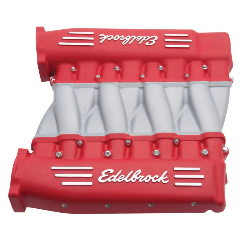 Edelbrock Manifold Chevy Ls Ls3 Cross Ram W/ Red Plenums 1