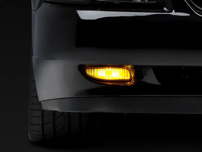 Raxiom Yellow Fog Light Assembly For 1999–2004 Ford Mustang (Excluding Cobra Models) 1