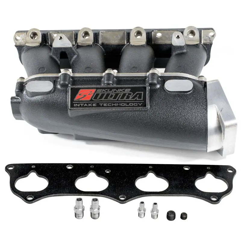 Skunk2 Ultra Series Intake Manifold For Honda K20A/A2/A3 And K24 Engines – Black Anodized, Street-Tuned Design 1