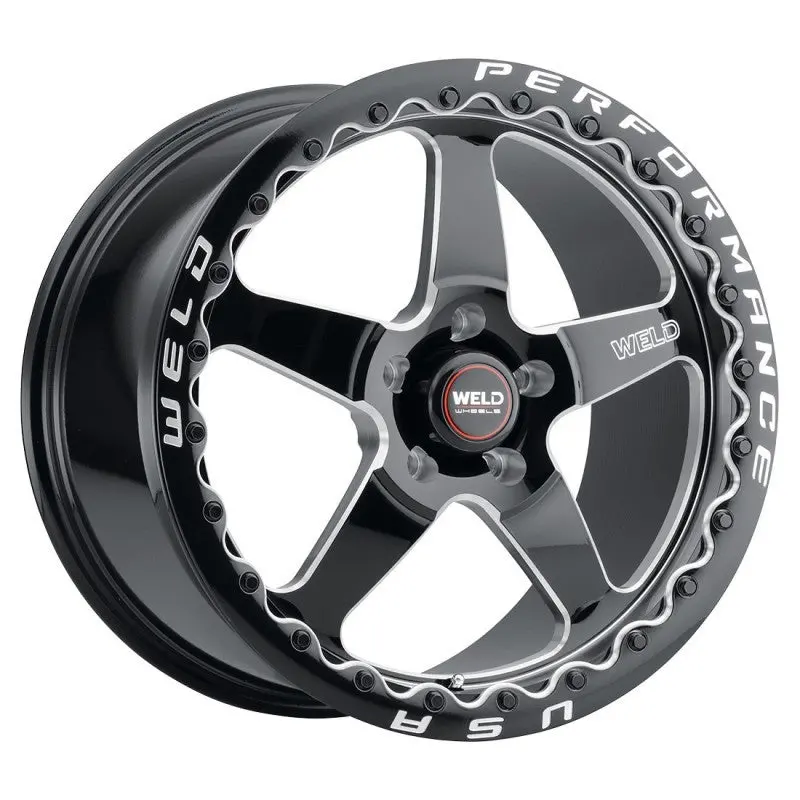 Weld Racing S904 Ventura Beadlock Wheel – 17×10", 5×127Mm, +38Mm Offset, Gloss Black Finish 1