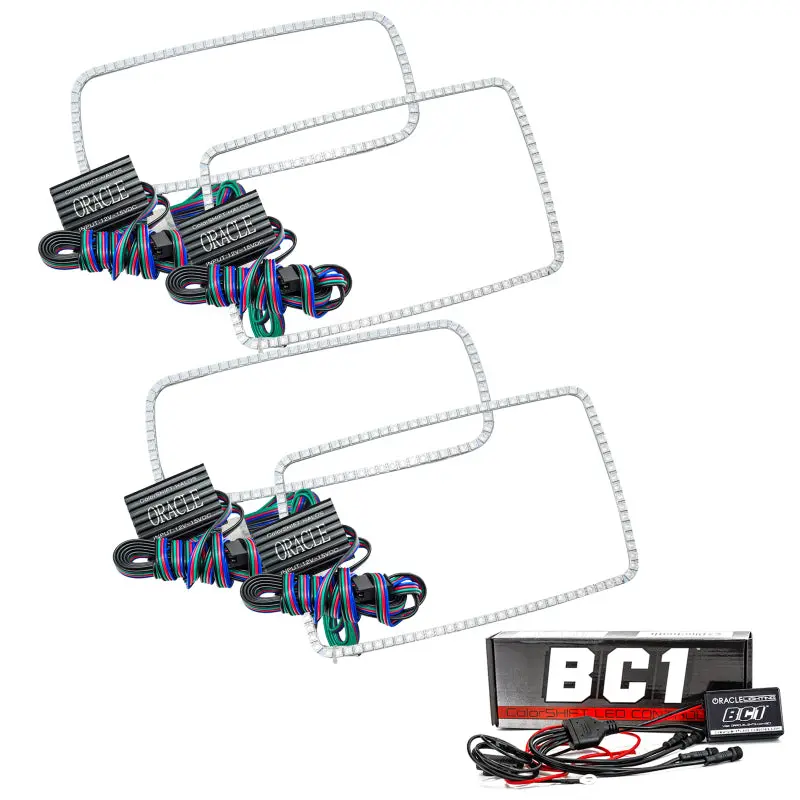 Oracle Ford F250 08-10 Halo Kit - Colorshift W/ Bc1 Controller 1