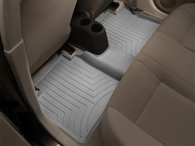 Weathertech Rear Floor Liners For 2017+ Ford F-250 Supercab – Gray, Designed For First-Row Bucket Seats 1