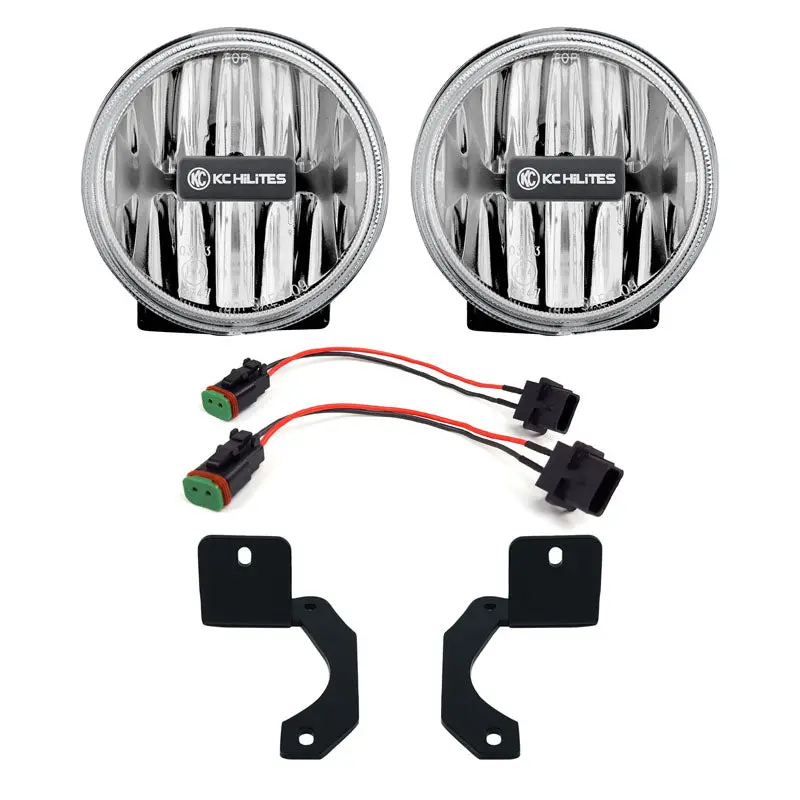 4-Inch Gravity Led G4 Dual-Fog Light System – Sae/Ece Certified, 10W Fog Beam – Compatible With 2018–2023 Jeep Jl & Jt Steel Bumpers 1