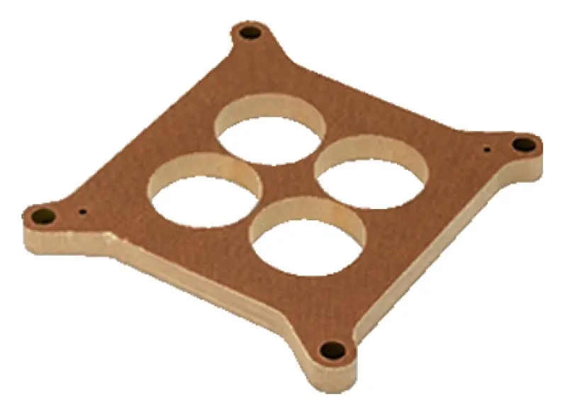 Moroso Phenolic Carburetor Spacer – 4-Hole Plenum, 1/2″ Thick, Fits 4150/4160 Style Carburetors 1