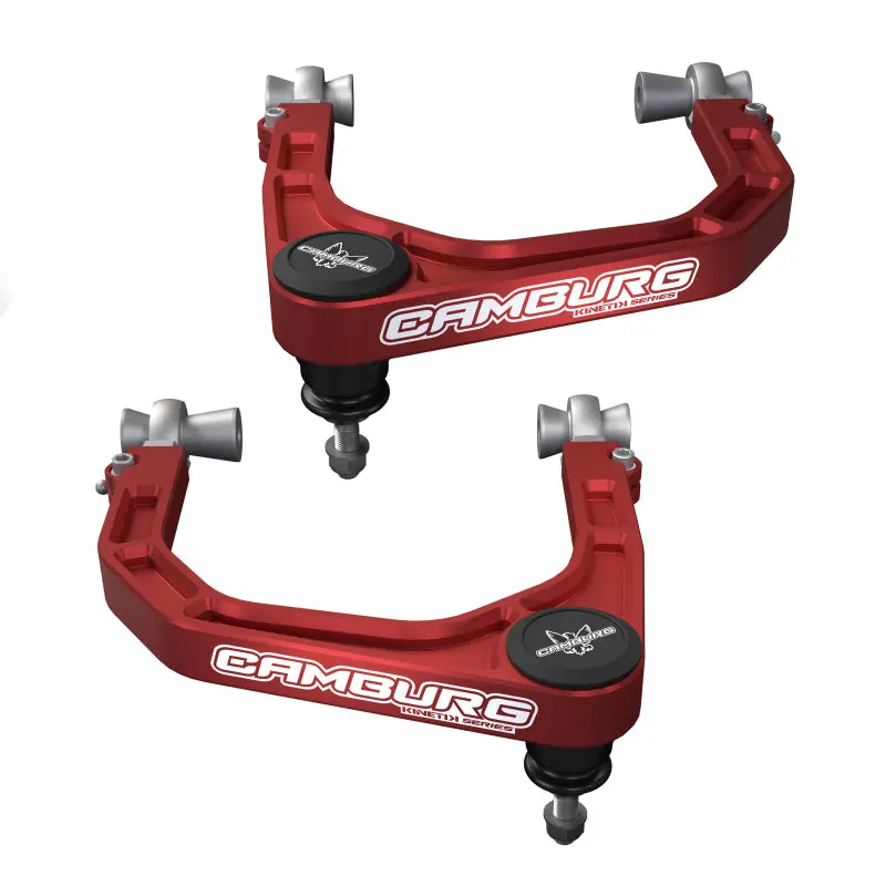 Camburg Upper Control Arms – Red Anodized, For 2022–2025 Ford Bronco Raptor 1