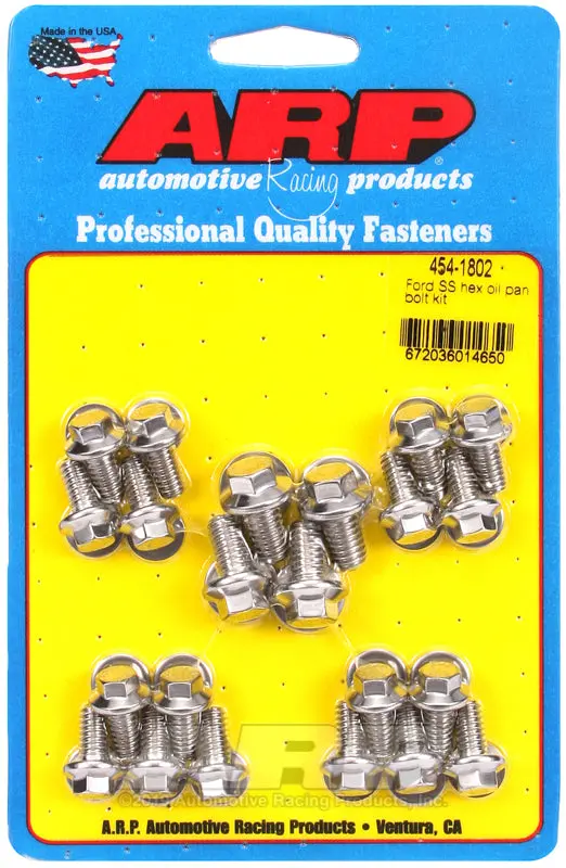 Arp Hex Oil Pan Bolt Kit – Ford Small Block (Ss Series) 1