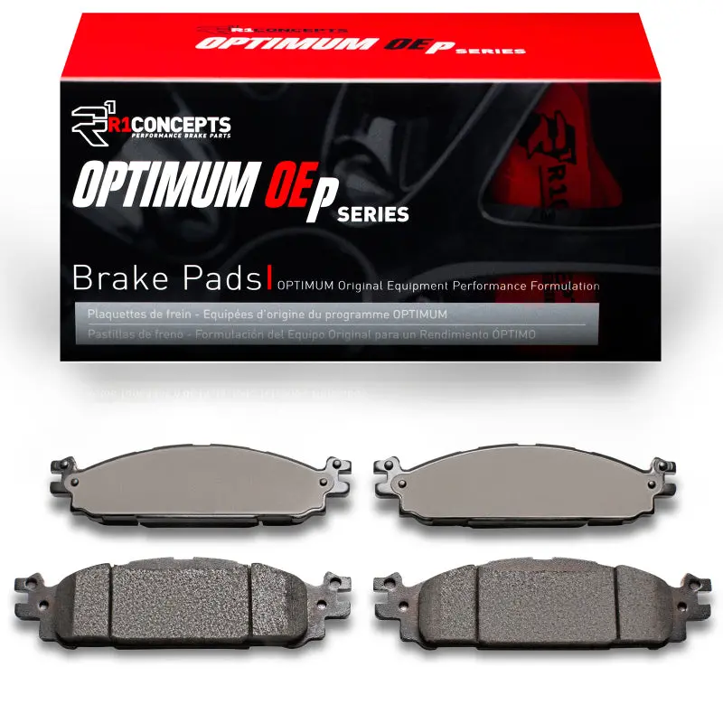 R1 Optimum Oe Brake Pad Set – Front For 2011–2019 Ford Explorer 1
