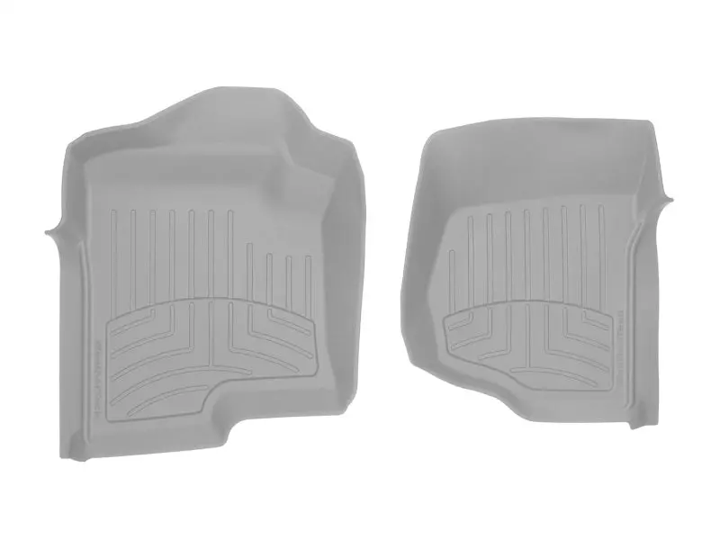 Weathertech Front Floorliner Hp In Grey For 2017+ Gmc Acadia & Acadia Denali 1