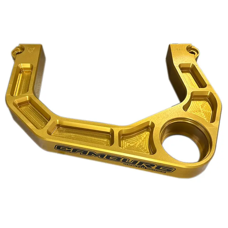Camburg Kinetik V2 Uniball Upper Control Arms – Gold Billet Aluminum, Fits 2021–2023 Ford Bronco 1