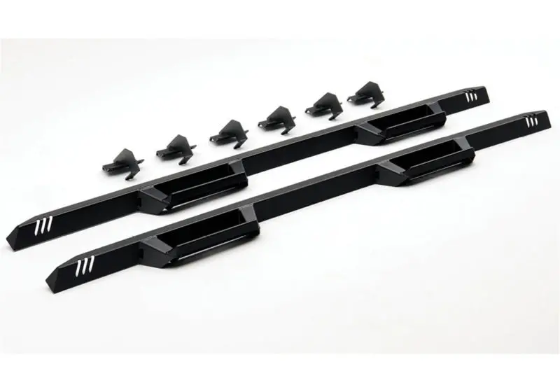 N-Fab Epyx Cab-Length Side Steps For 2005–2018 Toyota Tacoma Double Cab – Texas Black Finish 1