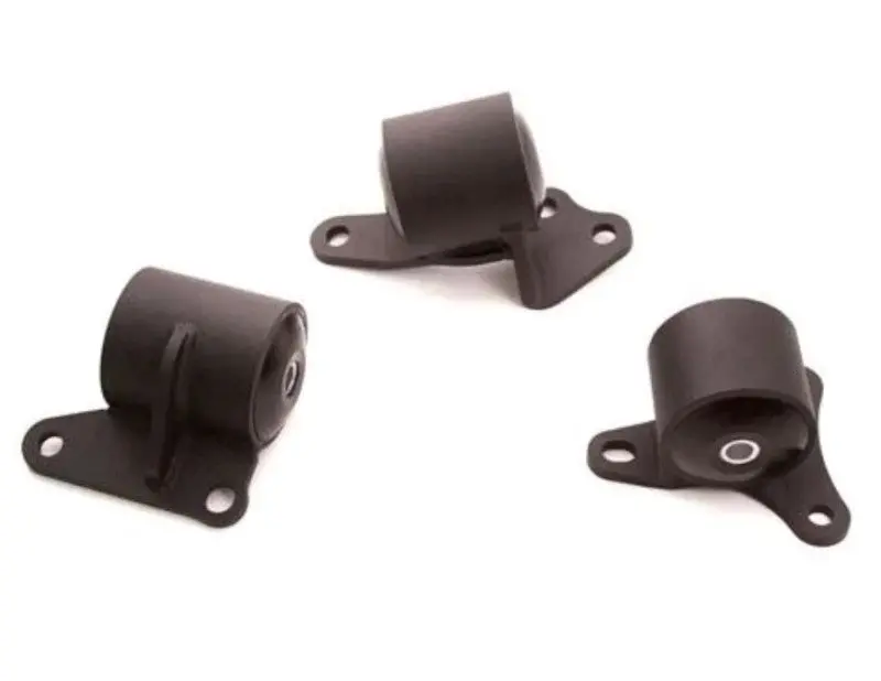 Innovative Black Steel Motor Mounts With 75A Bushings For 1992–1996 Honda Prelude (F/H-Series) 1