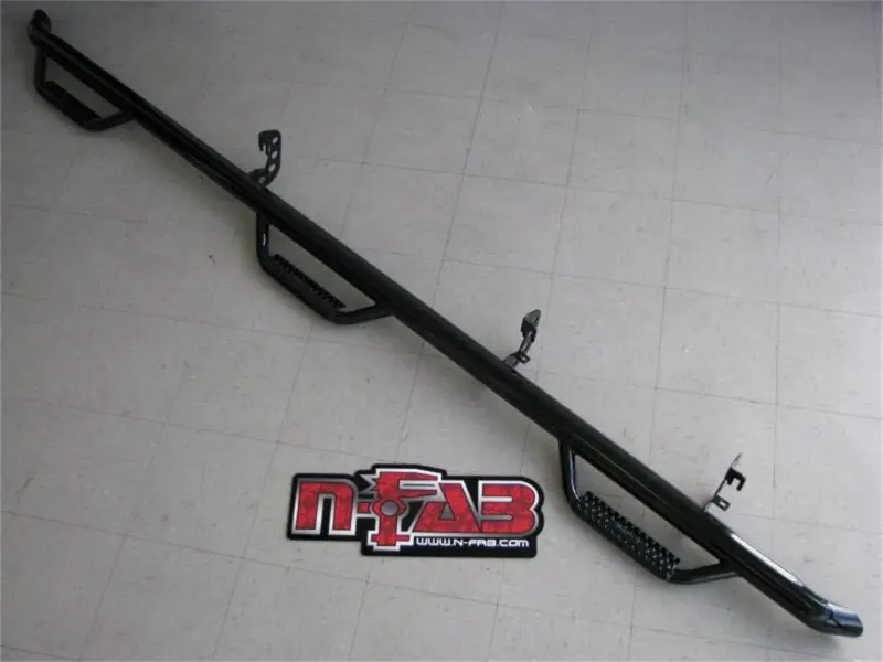 N-Fab Nerf Step 16-17 Toyota Tacoma Access Cab 6Ft Bed - Tex. Black - Bed Access - 2In 2