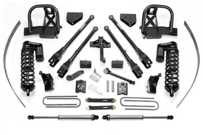 Fabtech 08-10 Ford F250 4Wd W/Factory Overload 8In 4Link Sys W/Dlss 4.0 C/O & Rr Dlss 1