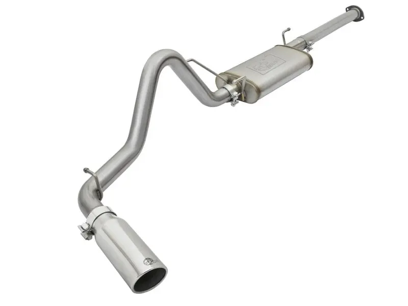 Afe Mach Force Xp Stainless Steel Cat-Back Exhaust System With Polished Tip For 2005–2012 Toyota Tacoma 2.7L L4 1