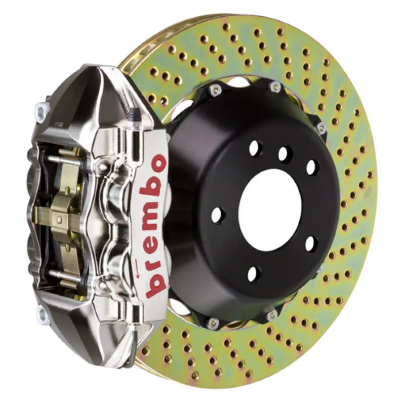 Brembo Gtr Rear Brake Kit For 2002–2007 Maserati Coupe/Spyder & 2004–2007 Gransport – 4-Piston Billet Calipers, 380×28Mm Drilled Rotors 1