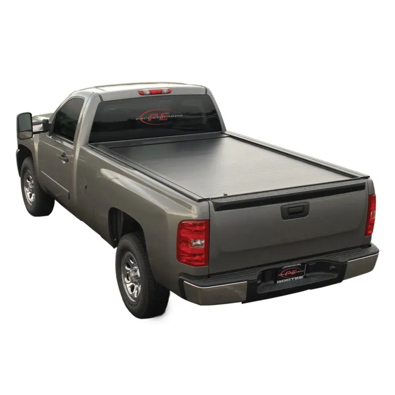 Pace Edwards Jackrabbit Full-Metal Tonneau Cover — Matte Finish, For 2016–2019 Nissan Titan & Titan Xd (8'1") 1