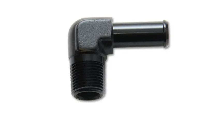 Vibrant Aluminum 90° Adapter – 1/2" Npt To 5/8" Barb Straight Fitting 1