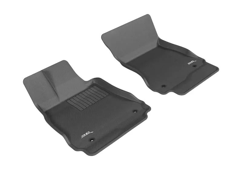 3D Maxpider Custom-Fit All-Weather Floor Mats For 2007–2013 Mercedes-Benz S-Class W221 – Black Kagu Series 1
