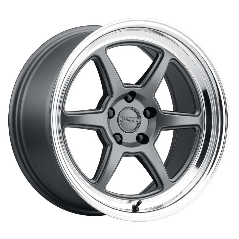 Kansei K14G Roku 18X9.5 Inch Alloy Wheel – 5X120 Bolt Pattern, 38Mm Offset, 72.56Mm Bore (Grey & Machined Lip) 1