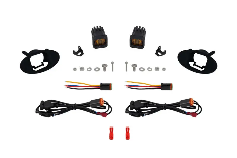 Diode Dynamics Ssc1 Type Mz Led Fog Light Kit Yellow Sae Fog 1