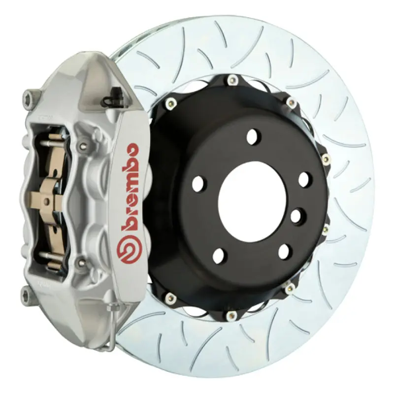 Brembo Gt Rear Big Brake Kit – Slotted 380X28Mm Two-Piece Rotors, 4-Piston Calipers, For 2015–2018 Bmw M3 (Excl. Cs) 1
