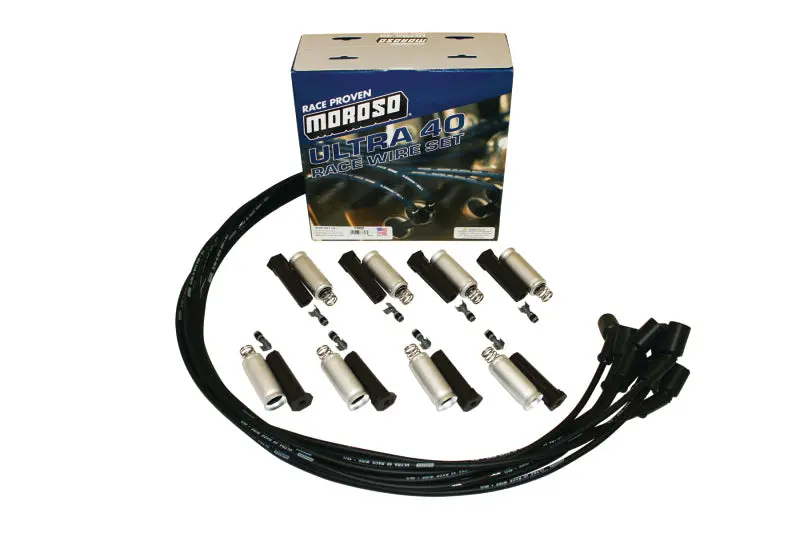 Moroso Ultra 40 Ignition Wire Set For Gm Ls Engines – Coil-On-Plug, Unsleeved Black 1