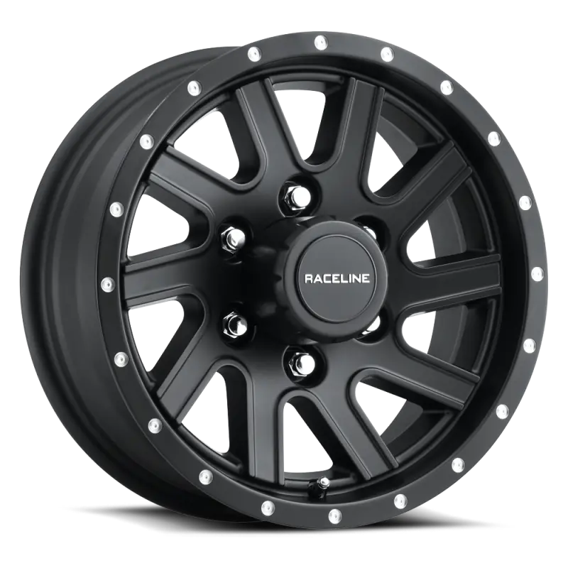 Raceline 820Mb Twisted Satin Black Wheel – 16X6", 8X165.1Mm Bolt Pattern, 0Mm Offset, 4.90Mm Bore 1