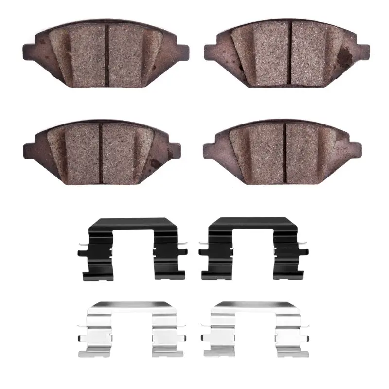 R1 Ceramic Brake Pad & Hardware Kit – Front, For 2016–2022 Chevrolet Spark (Usa/Canada Models) 1