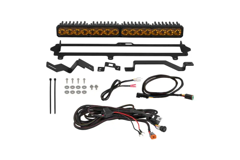 Diode Dynamics Ss20 Pro Led Grille Light Kit For 2022–2026 Toyota Tundra – Yellow (3000K), Driving Beam 1