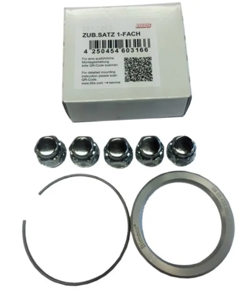 Bbs Pfs Kit - Geo / Isuzu - Includes 70Mm Od - 56.5Mm Id Ring / 70Mm Clip / Lug Nuts 1