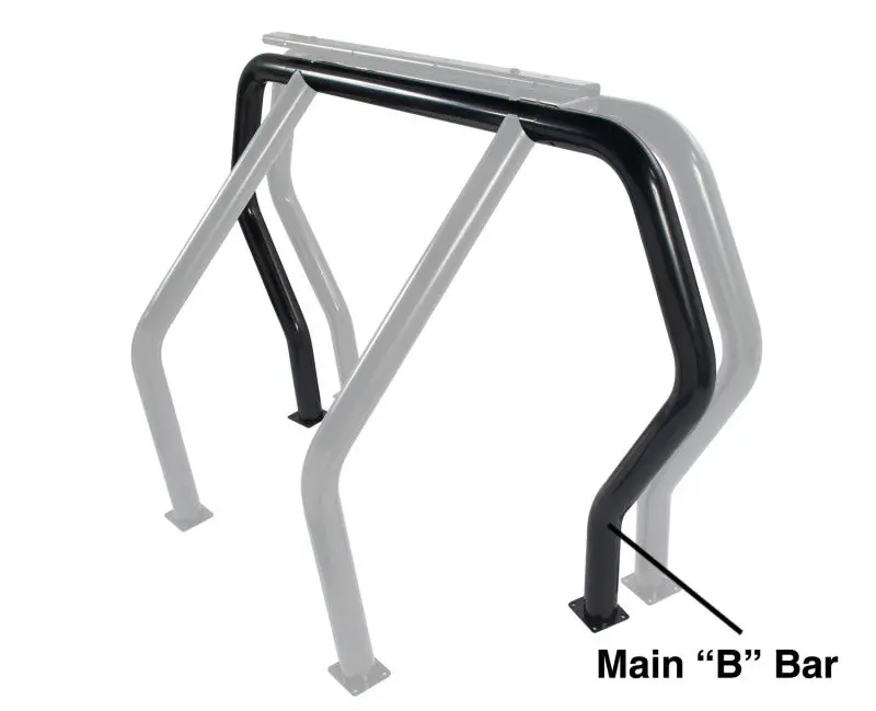 Go Rhino Rhino Rear Bed Bar – Main B-Bar In Matte Black Finish 1