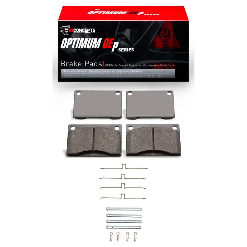 R1 67-87 Volvo 142 Front Optimum Oe Pads & Hardware Kit 1