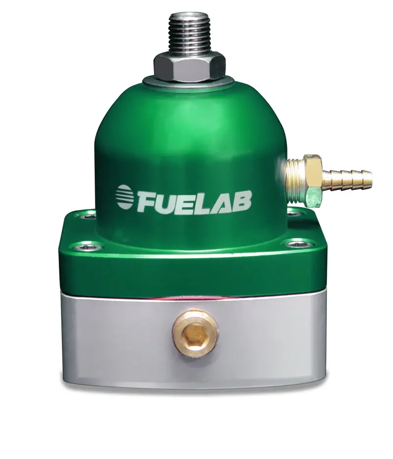 Fuelab 515 Carb Adjustable Fpr Large Seat 1-3 Psi (2) -6An In (1) -6An Return - Green 1